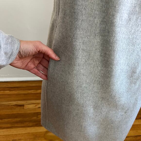 NEW Banana Republic Aike Wool Mini Sheath Dress Small - Heather Grey; Minimalist - Picture 10 of 16